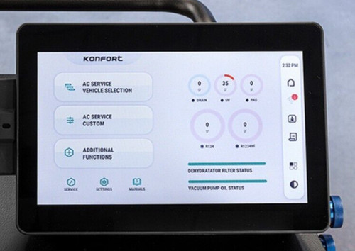 Texa konfort touch - texa, display