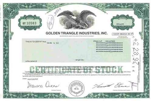 Golden triangle industries - golden,